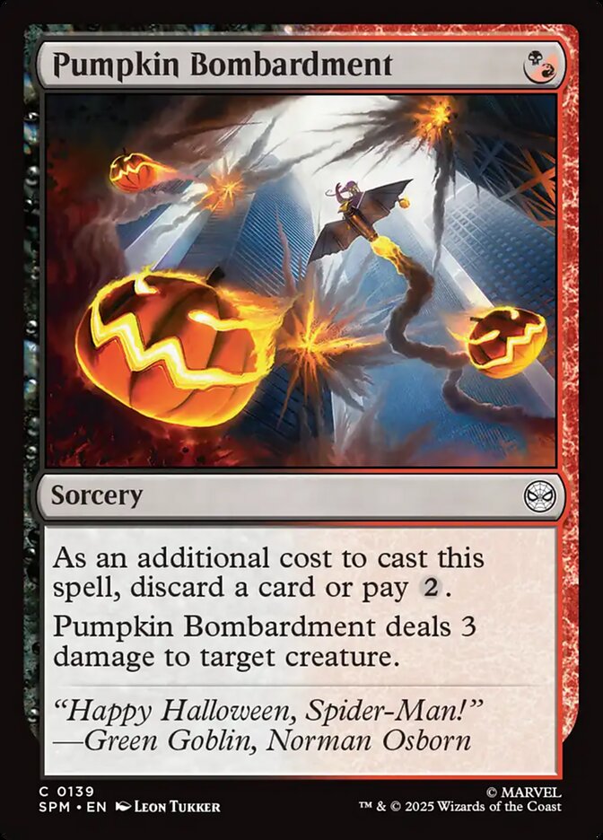 Pumpkin Bombardment 139/198 (Marvel's Spider-Man) 