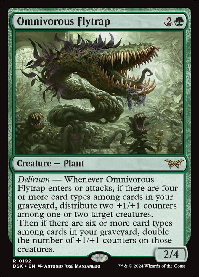 Omnivorous Flytrap 192 (Duskmourn: House of Horror) 
