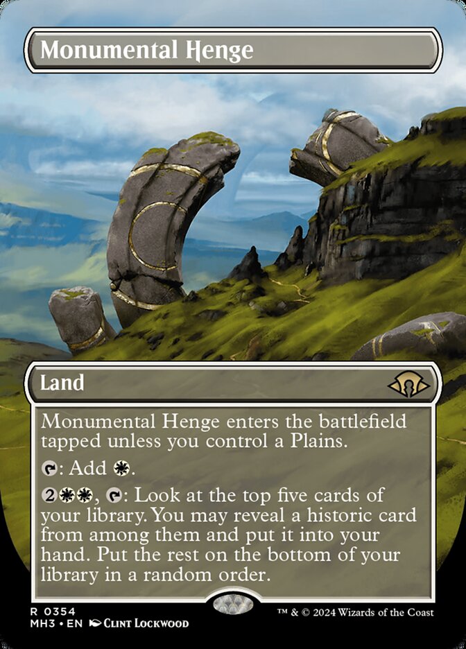 Monumental Henge 354/319 (Modern Horizons 3)  - Borderless