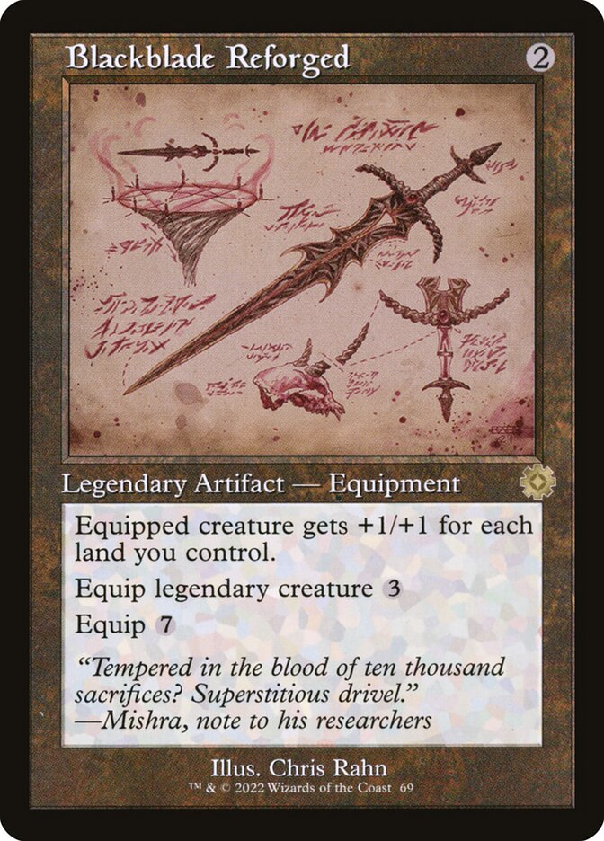 Blackblade Reforged 69/63 (The Brothers' War: Retro Frame Artifacts) 