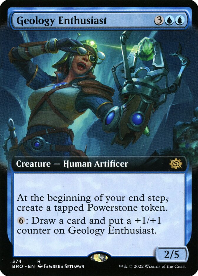 Geology Enthusiast 374/287 (The Brothers' War)  - Extended Art