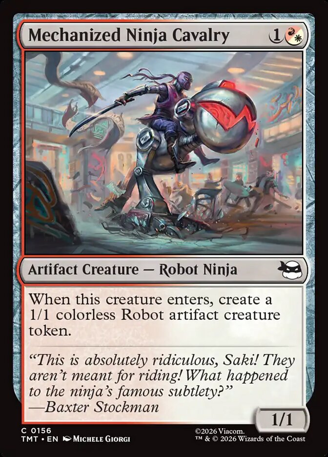 Mechanized Ninja Cavalry 156 (Teenage Mutant Ninja Turtles)  - Foil