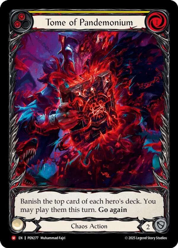 Tome Of Pandemonium (Extended Art) PEN277 (Compendium of Rathe)  - Rainbow Foil