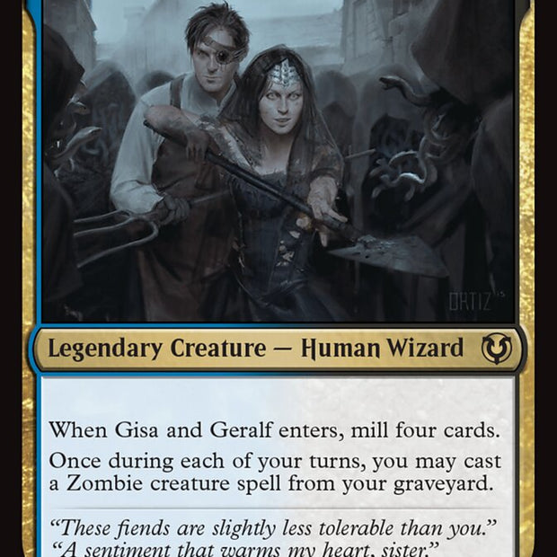 Gisa and Geralf 237/287 (Innistrad Remastered)  - Foil
