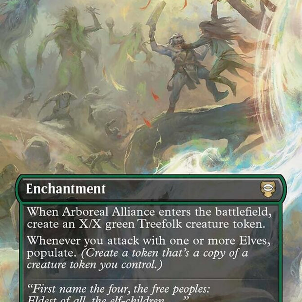 Arboreal Alliance 497 (Commander: The Lord of the Rings: Tales of Middle-earth)  - Borderless Foil