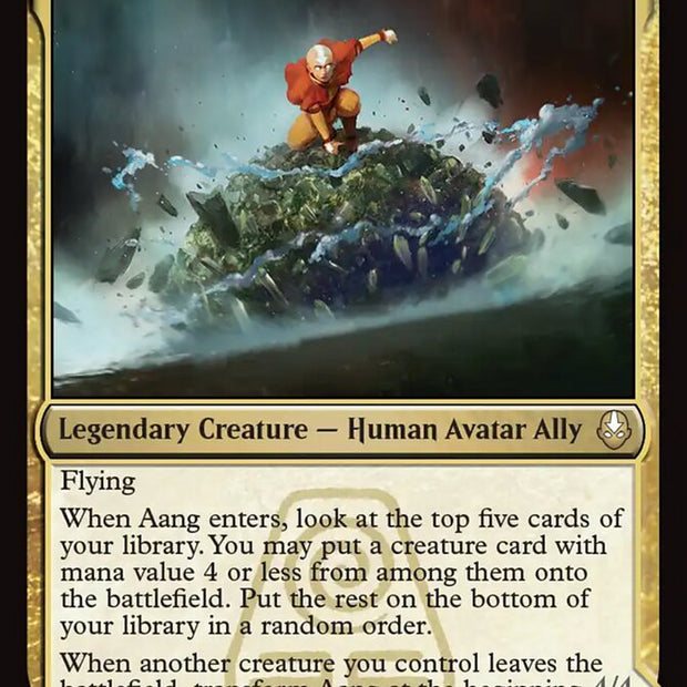 Aang, at the Crossroads // Aang, Destined Savior 203 (Avatar: The Last Airbender)  - Foil