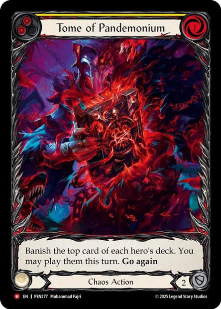 Tome Of Pandemonium PEN277 (Compendium of Rathe)  - Extended Art Rainbow Foil