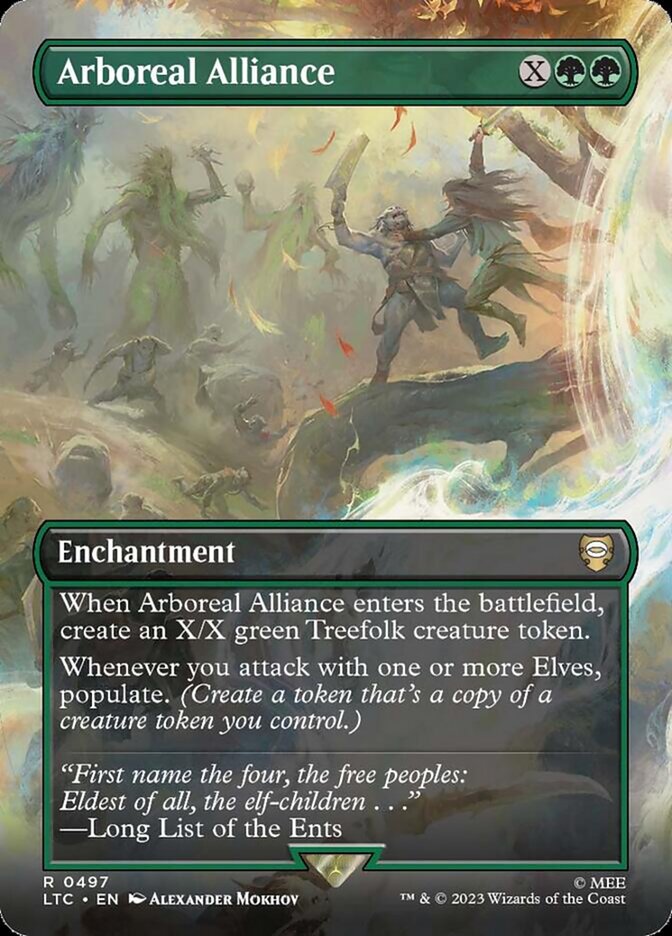 Arboreal Alliance 497/347 (Commander: The Lord of the Rings: Tales of Middle-earth)  - Borderless Foil