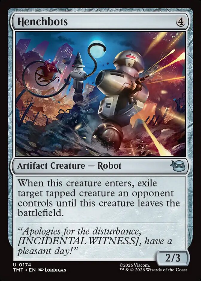 Henchbots 174/190 (Teenage Mutant Ninja Turtles)  - Foil