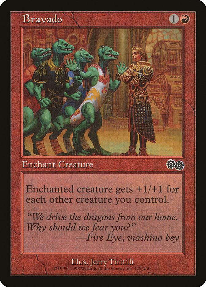 Bravado 177/350 (Urza's Saga) 