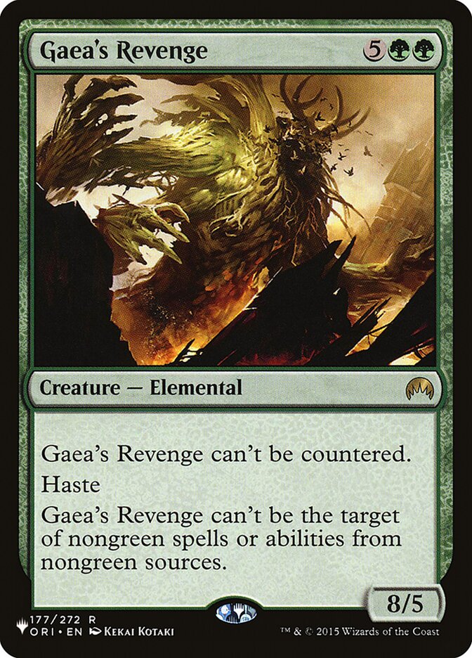 Gaea's Revenge 177/272 (The List Reprints) 