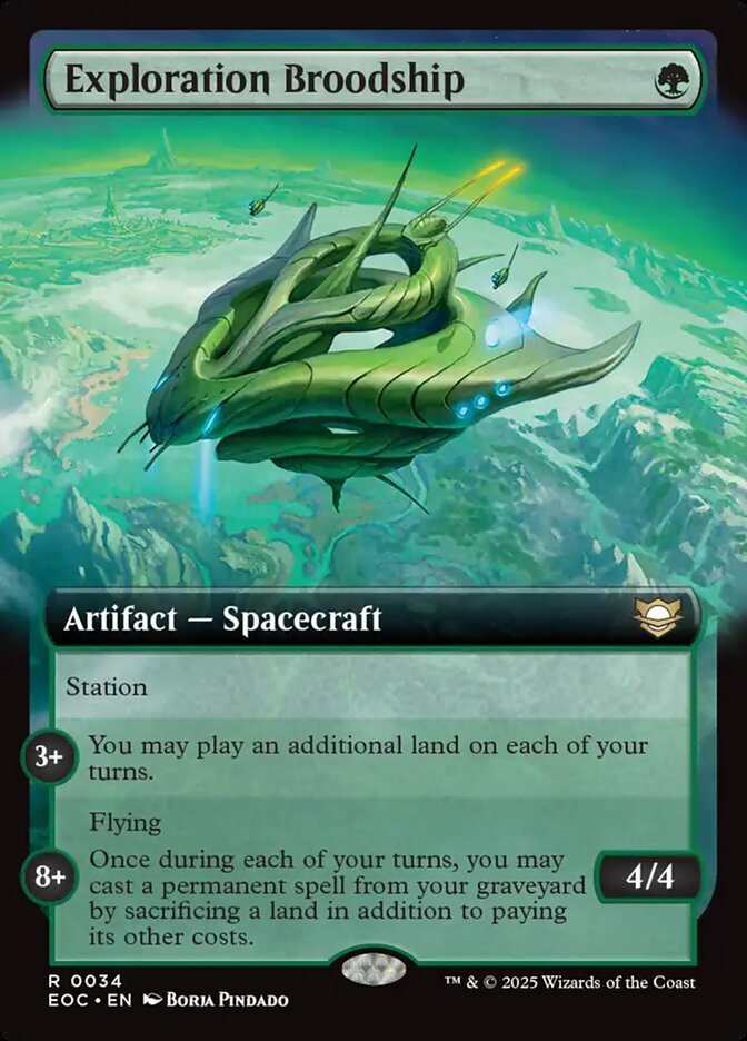 Exploration Broodship 34/191 (Commander: Edge of Eternities)  - Extended Art