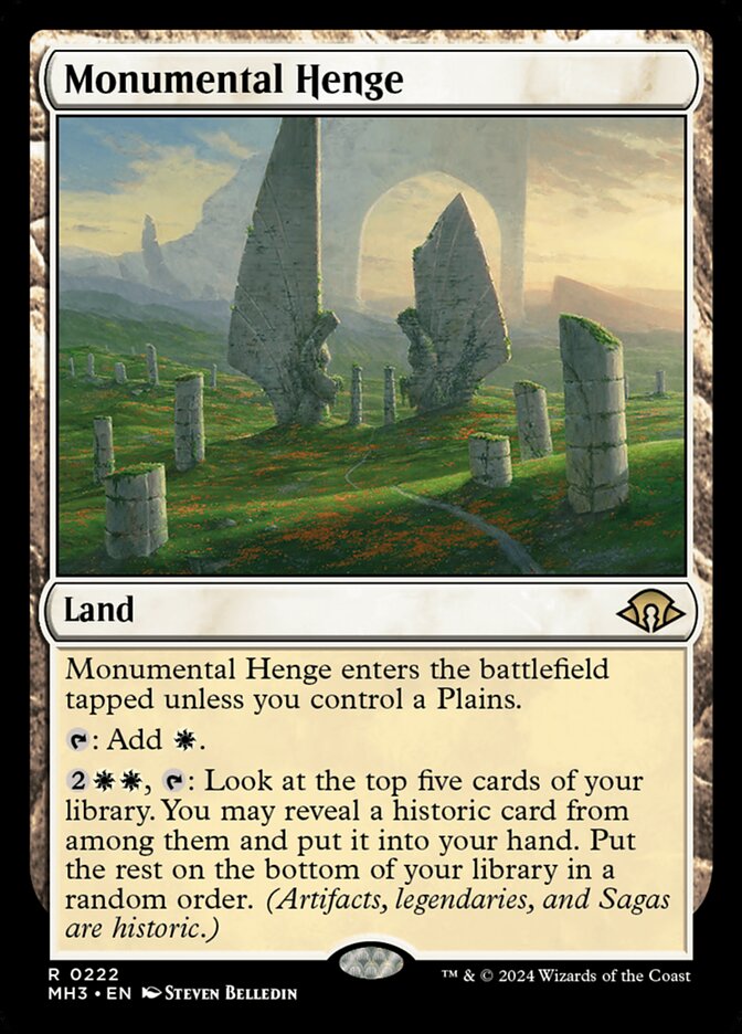 Monumental Henge 222/319 (Modern Horizons 3) 