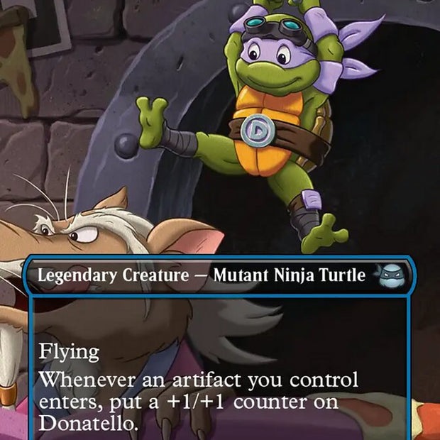 Donatello, Way with Machines 197/190 (Teenage Mutant Ninja Turtles)  - Borderless Foil