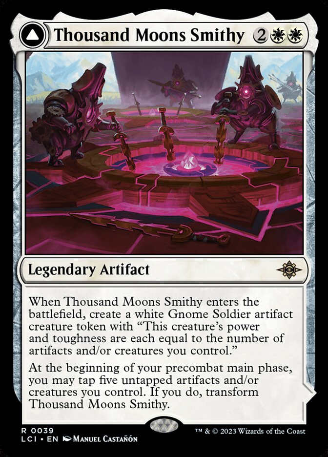 Thousand Moons Smithy // Barracks of the Thousand 39 (The Lost Caverns of Ixalan) 