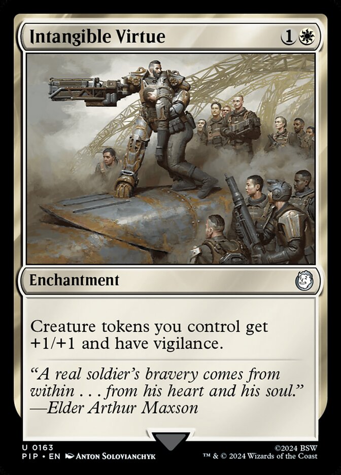 Intangible Virtue 163/326 (Universes Beyond: Fallout)  - Foil