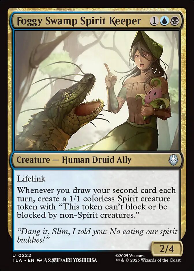 Foggy Swamp Spirit Keeper 222/286 (Avatar: The Last Airbender)  - Foil