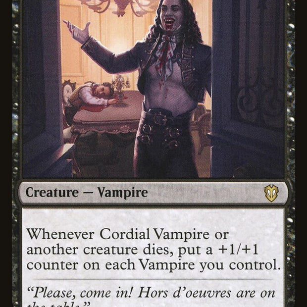 Cordial Vampire 125/38 (Commander: Innistrad: Crimson Vow) 