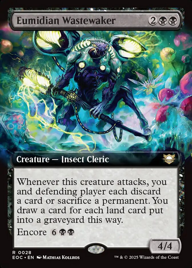 Eumidian Wastewaker 28/191 (Commander: Edge of Eternities)  - Extended Art