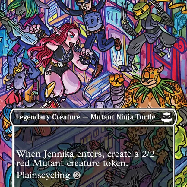 Jennika, Bad Apple Big Sister 203/190 (Teenage Mutant Ninja Turtles)  - Borderless Foil