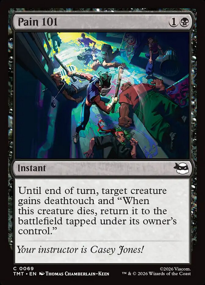 Pain 101 69/190 (Teenage Mutant Ninja Turtles)  - Foil