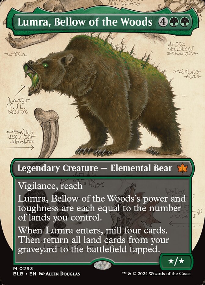 Lumra, Bellow of the Woods 293/281 (Bloomburrow)  - Borderless