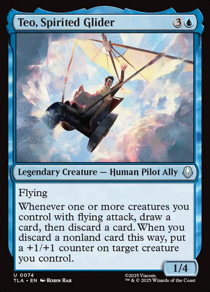 Teo, Spirited Glider 74/286 (Avatar: The Last Airbender) 