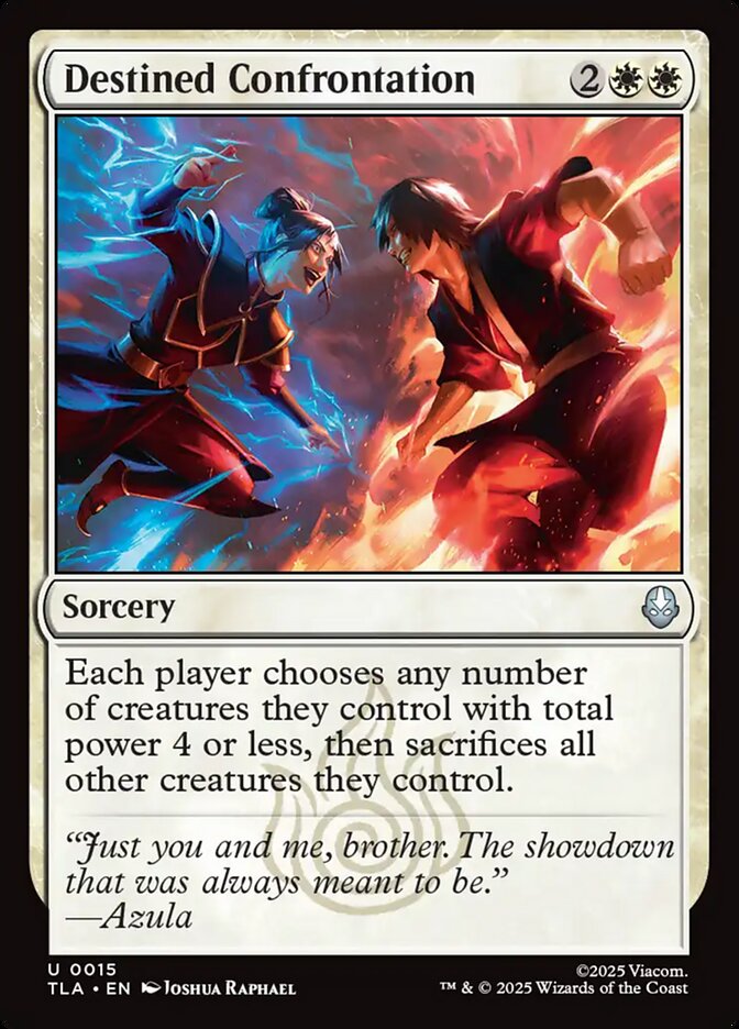 Destined Confrontation 15/286 (Avatar: The Last Airbender)  - Foil