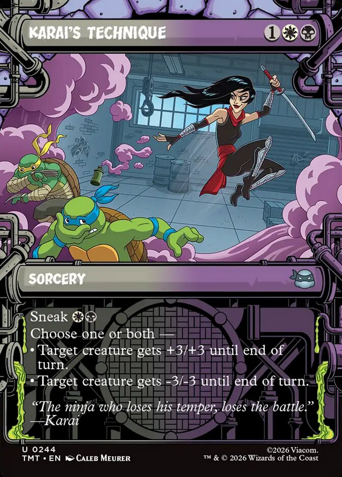 Karai's Technique 244 (Teenage Mutant Ninja Turtles)  - Showcase