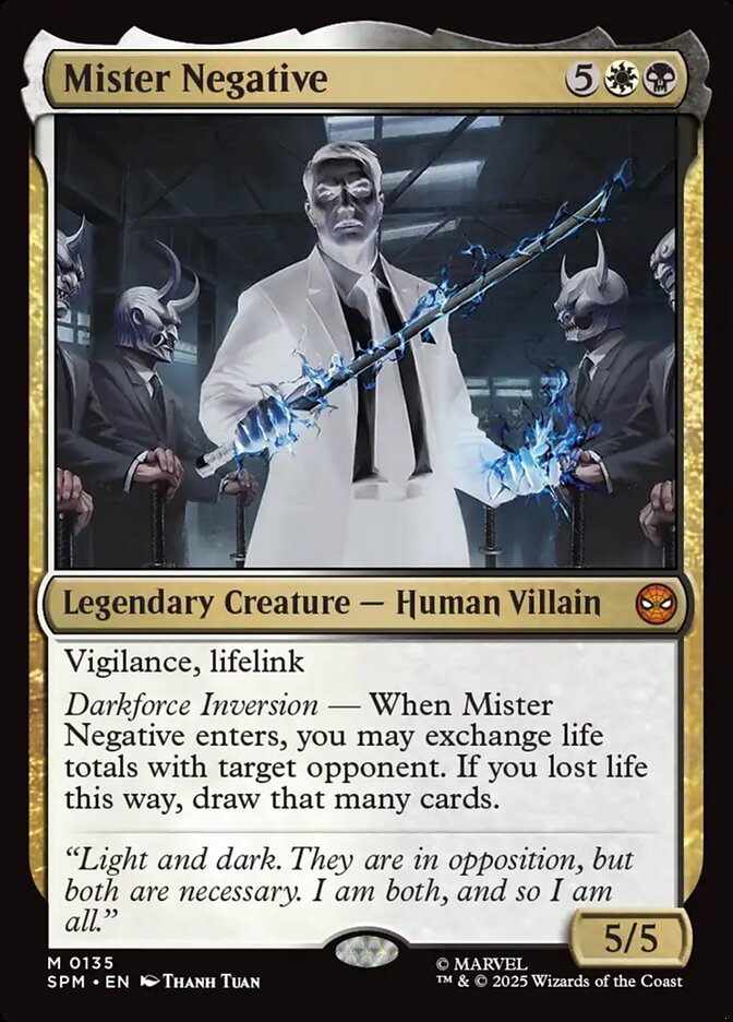 Mister Negative 135/198 (Marvel's Spider-Man)  - Foil