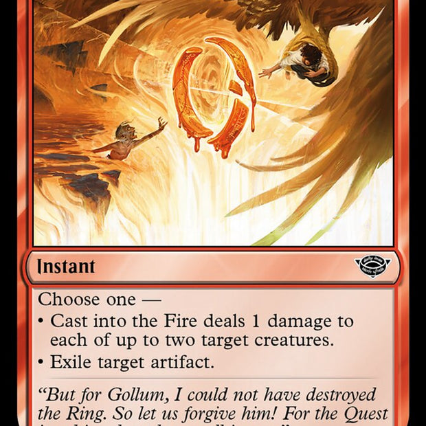 Cast into the Fire 118/281 (Universes Beyond: The Lord of the Rings: Tales of Middle-earth) 