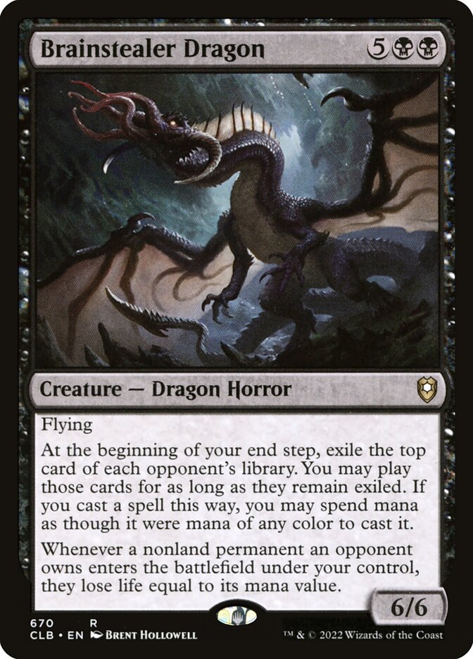 Brainstealer Dragon 670 (Commander Legends: Battle for Baldur's Gate) 
