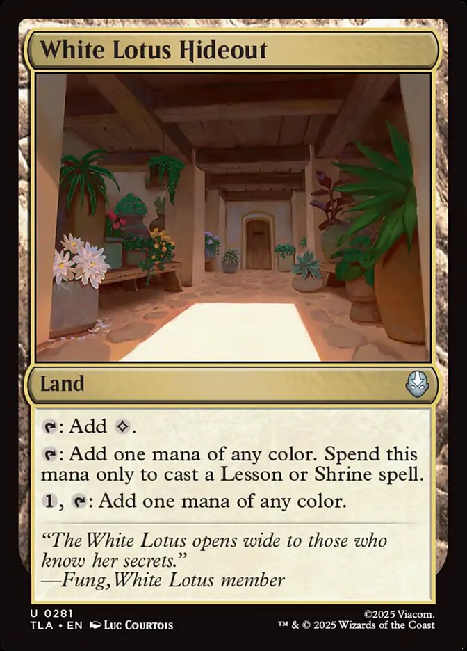 White Lotus Hideout 281/286 (Avatar: The Last Airbender) 
