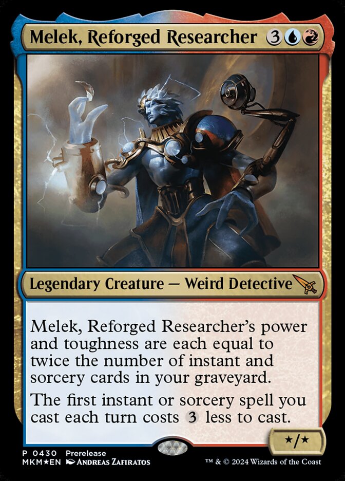 Melek Reforged Researcher 430 (Prerelease Cards)  - Foil