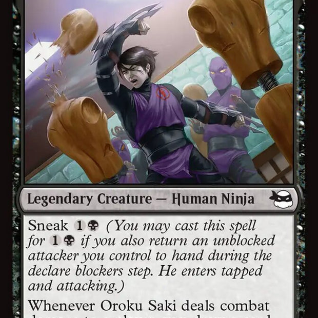 Oroku Saki, Shredder Rising 68/190 (Teenage Mutant Ninja Turtles) 