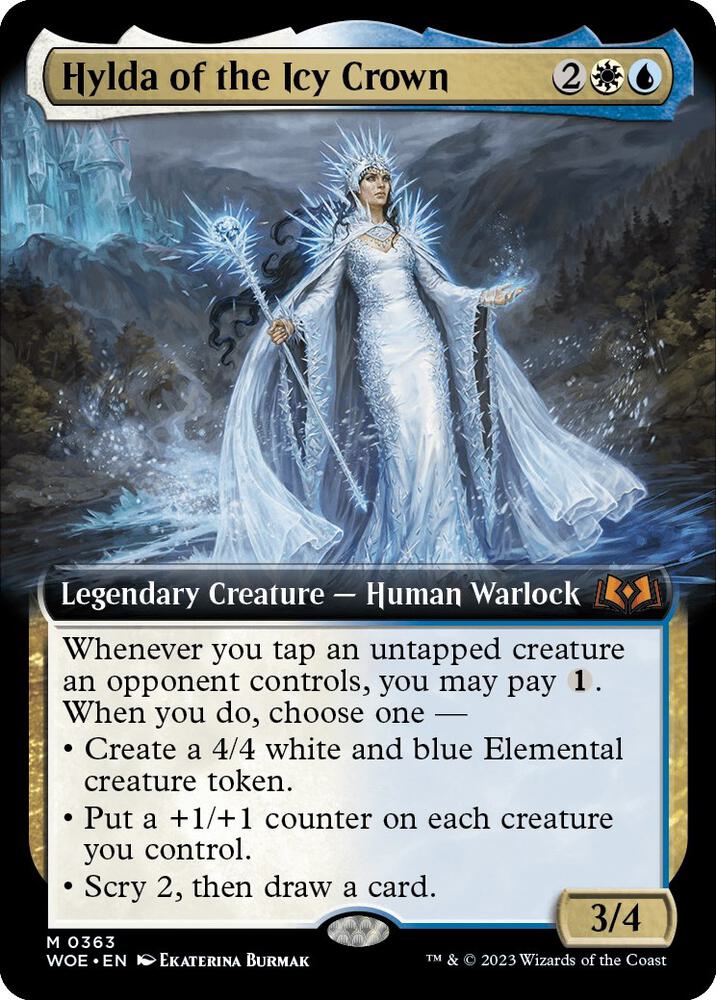 Hylda of the Icy Crown 363/276 (Wilds of Eldraine)  - Extended Art