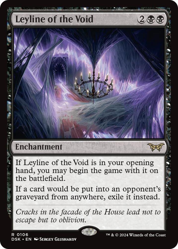 Leyline of the Void 106 (Duskmourn: House of Horror)  - Foil