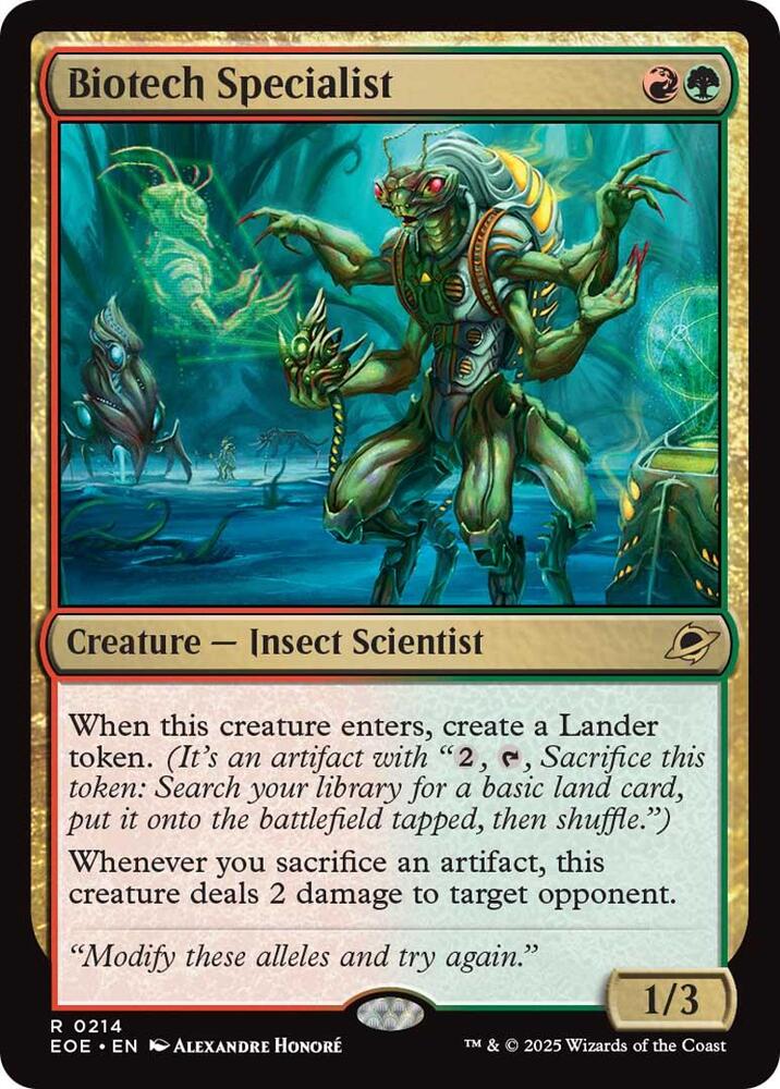 Biotech Specialist 214 (Edge of Eternities) 