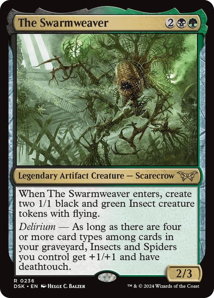 The Swarmweaver 236/286 (Duskmourn: House of Horror) 