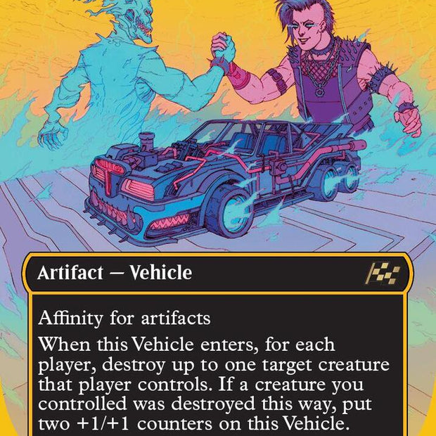 Demonic Junker 524/291 (Aetherdrift)  - Borderless First-Place Foil