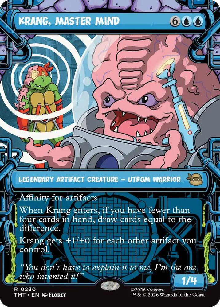 Krang Master Mind Showcase (Teenage Mutant Ninja Turtles) 