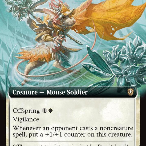 Steelburr Champion 48 (Commander: Bloomburrow)  - Extended Art
