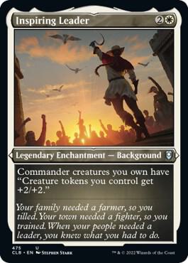 Inspiring Leader 475 (Commander Legends: Battle for Baldur's Gate)  - Etched Foil