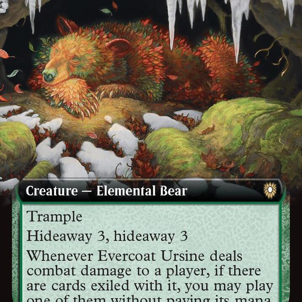 Evercoat Ursine 64 (Commander: Bloomburrow)  - Extended Art