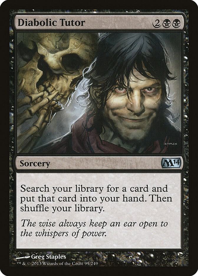 Diabolic Tutor 95/249 (Magic 2014 (M14)) 