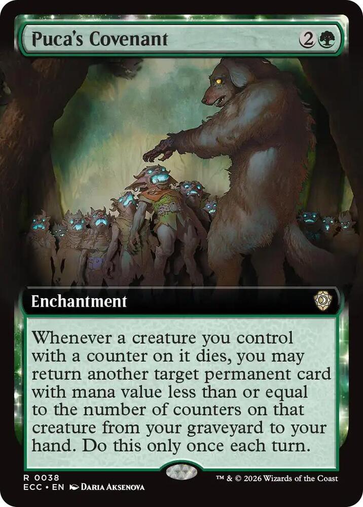 Pucas Covenant Extended Art 38 (Commander: Lorwyn Eclipsed)  - Extended Art