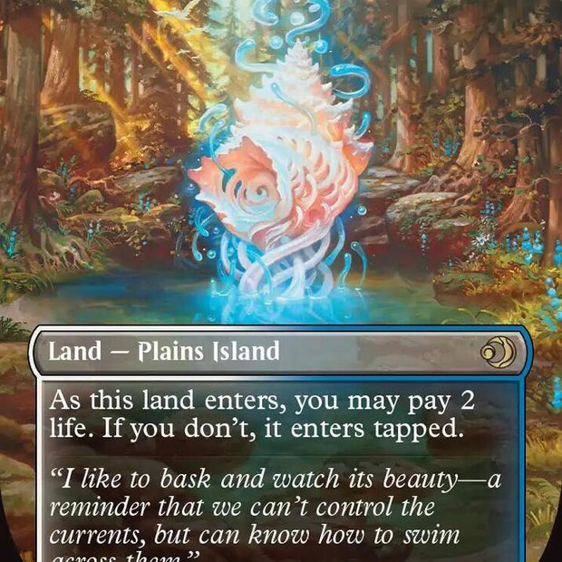 Hallowed Fountain  347/273 (Lorwyn Eclipsed)  - Borderless Foil