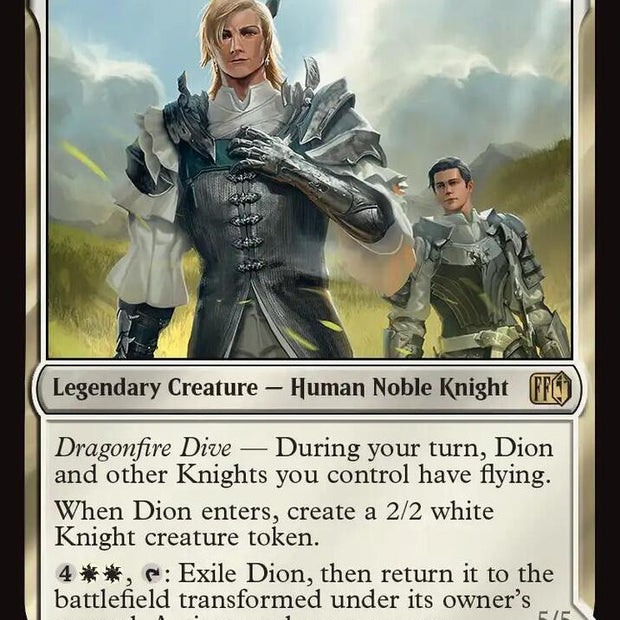 Dion, Bahamut's Dominant // Bahamut, Warden of Light 16 (FINAL FANTASY)  - Foil