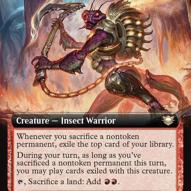 Evendo Brushrazer  30/191 (Commander: Edge of Eternities)  - Extended Art