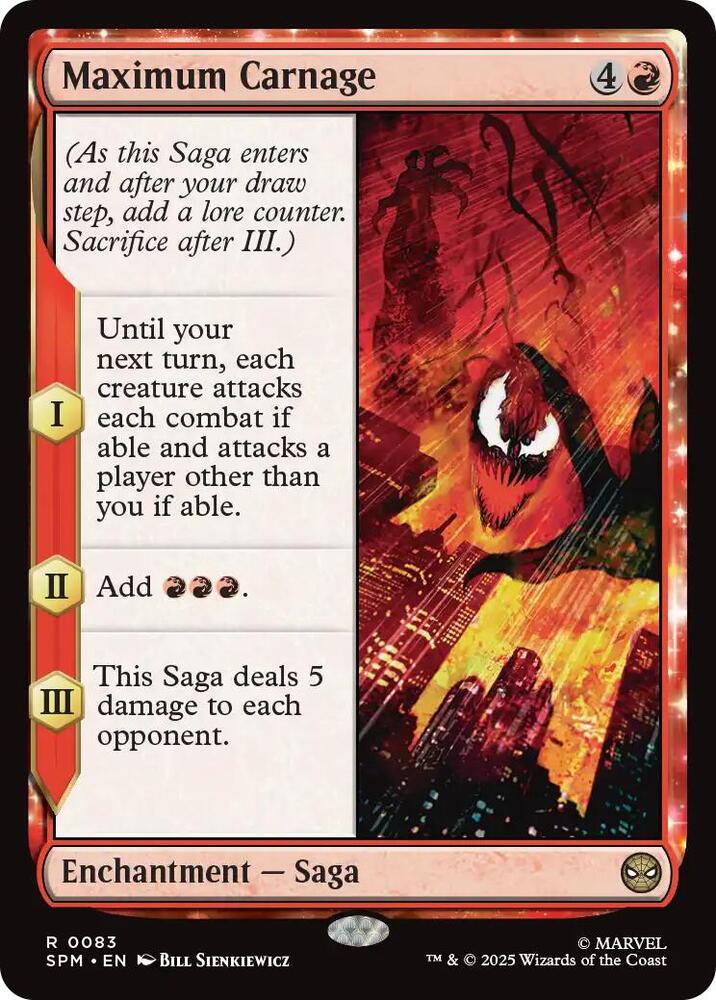 Maximum Carnage 83/198 (Marvel's Spider-Man) 